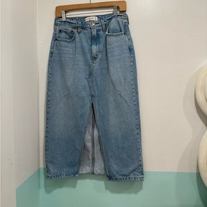 Abercrombie Denim Midi Skirt